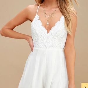 Lulu lace romper